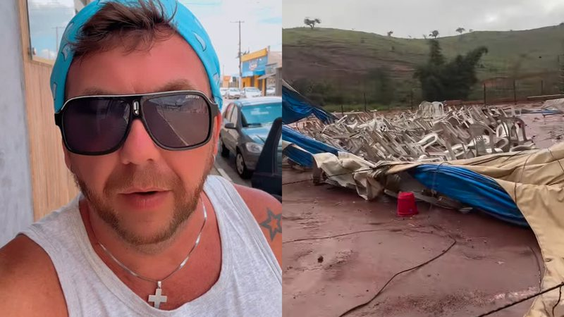 Ex-BBB Edy Simões faz novo desabafo após ter circo destruído: 'Estamos tristes'