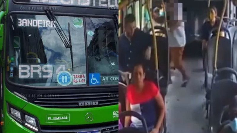 Desespero! Passageiros pulam de ônibus em movimento para escapar de assalto