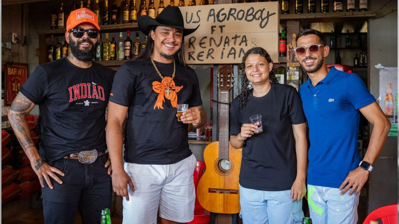 Us Agroboy lança “Batom Borrado” com Renata e Rerian após trecho viralizar nas redes
